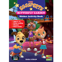 The Eggsperts: Butterfly Garden Sticker Activity Book - Ages 3-5