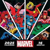 2025 Calendar Marvel Comics Official Square Wall Pyramid I31494