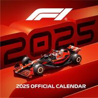 2025 Calendar Formula One F1 Official Square Wall Pyramid I00000