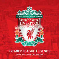 2025 Calendar Liverpool FC Premier League Legends Square Wall Danilo D72732