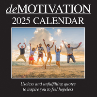 2025 Calendar Demotivation 16-Month Square Wall Gifted Stationery GSC25009