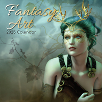 2025 Calendar Fantasy Art 16-Month Square Wall Gifted Stationery GSC25032