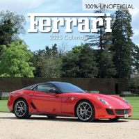 2025 Calendar Ferrari 16-Month Square Wall Gifted Stationery GSC25033