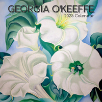 2025 Calendar Georgia O'Keeffe 16-Month Square Wall Gifted Stationery GSC25047