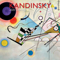 2025 Calendar Kandinsky 16-Month Square Wall Gifted Stationery GSC25087