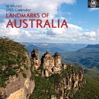 2025 Calendar Landmarks of Australia 16-Month Square Wall Gifted Stationery GSC25095