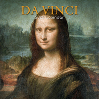 2025 Calendar Da Vinci 16-Month Square Wall Gifted Stationery GSC25100