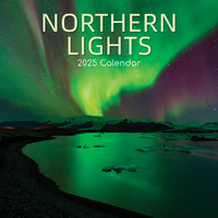 2025 Calendar Northern Lights 16-Month Square Wall Gifted Stationery GSC25138