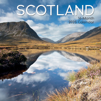 2025 Calendar Scotland 16-Month Square Wall Gifted Stationery GSC25182