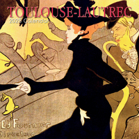 2025 Calendar Toulouse-Lautrec 16-Month Square Wall Gifted Stationery GSC25222