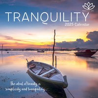 2025 Calendar Tranquility 16-Month Square Wall Gifted Stationery GSC25224