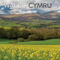 2025 Calendar Wales 16-Month Square Wall Gifted Stationery GSC25236