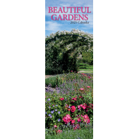 2025 Calendar Beautiful Gardens Slim Wall Gifted Stationery GSC25269