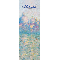 2025 Calendar Monet Slim Wall Gifted Stationery GSC25285