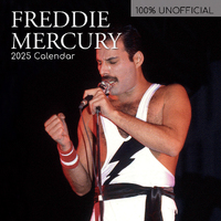 2025 Calendar Freddie Mercury 16-Month Square Wall Gifted Stationery GSC25291