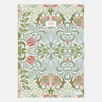 2025 Diary William Morris Persian A5 Week to View Padded Gifted Stationery GSC25336