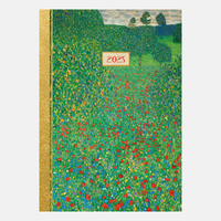 2025 Diary Klimt A6 Week to View Flexi Gifted Stationery GSC25393