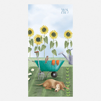 2025 Diary In the Garden Pocket Week to View Gifted Stationery GSC25373