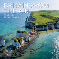 2025 Calendar Britain from the Air 16-Month Square Wall Gifted Stationery GSC24946