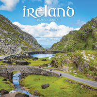 2025 Calendar Ireland Square Wall Paper Pocket CDB38