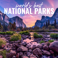 2025 Calendar World's Best National Parks Square Wall Paper Pocket CDB15