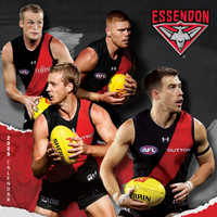 2025 Calendar AFL Essendon Bombers Square Wall Paper Pocket CAFB8