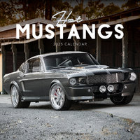 2025 Calendar Hot Mustangs Square Wall Paper Pocket CSB9