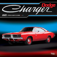 2025 Calendar Official Dodge Charger 16-Month Square Wall Browntrout BT79787