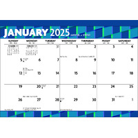 2025 Calendar Large Print Desk Pad Browntrout BT80608