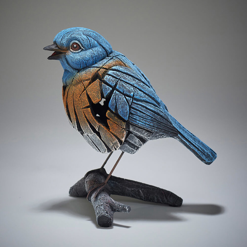 Enesco Figure Edge Sculpture 20cm WESTERN BLUEBIRD, JAS-EE6005344