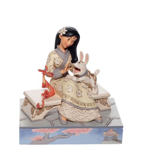 Disney Traditions Figurine 14cm Mulan, Mushu & Little Brother, Whitehill 6007061