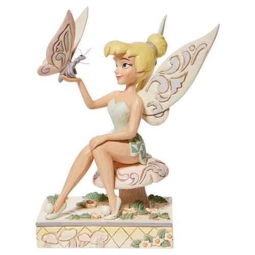  Disney Traditions Figurine 15cm Tinkerbell on Mushroom Stool, Whitehill 6008994