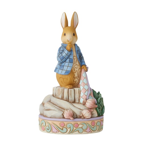 Beatrix Potter by Jim Shore Figurine 17cm Peter Rabbit With Onions, Whitehill 6010687