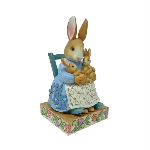 Beatrix Potter by Jim Shore Figurine 13cm Mrs Rabbit In Rocking Chair, Whitehill 6012488