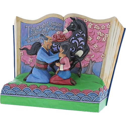 Disney Traditions Figurine 15cm Mulan Storybook, Whitehill 4059729