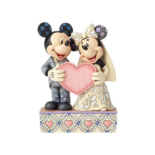  Disney Traditions Figurine 18cm Mickey Groom & Minnie Bride, Whitehill 4059748