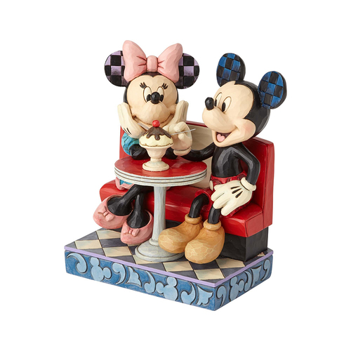  Disney Traditions Figurine 16cm Mickey & Minnie Soda Shop, Whitehill 4059751