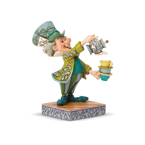 Disney Traditions Figurine Alice In Wonderland: Mad Hatter A Spot of Tea 12cm, Whitehill 6001273