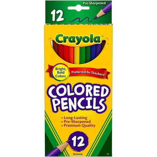 Crayola Coloured Pencils - Pack of 12