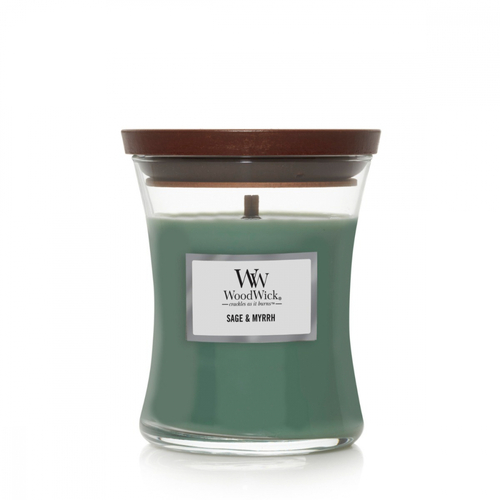 WoodWick Scented Candle Sage & Myrrh Medium 275g WW1666268