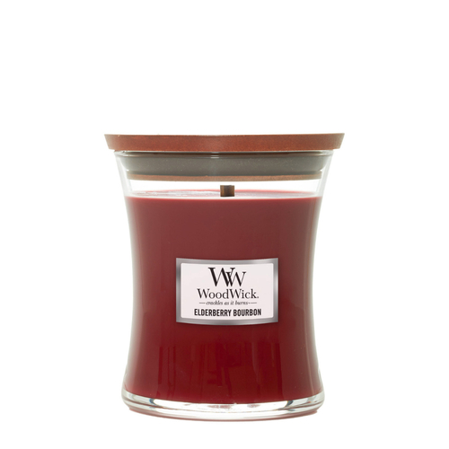 WoodWick Scented Candle Elderberry Bourbon Medium 275g WW1694650