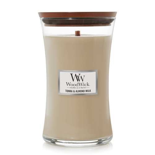 WoodWick Scented Candle Tonka & Almond Milk Large 609g WW1632265