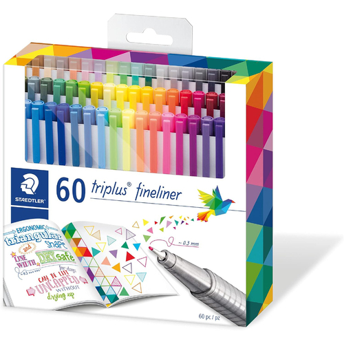 Staedtler triplus Fineliner Assorted Box of 60 