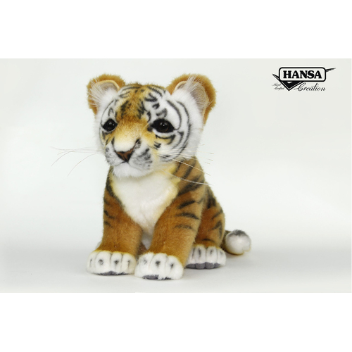 Hansa Creation Plush Tiger Cub 26cm CA Australia HC7296