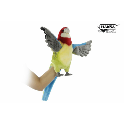 Hansa Creation Hand Puppet Eastern Rosella 50cm CA Australia HC7351