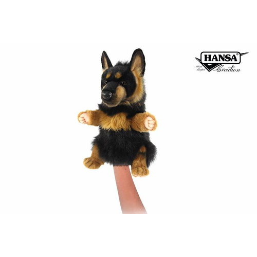 Hansa Creation Hand Puppet German Shepherd 33cm CA Australia HC8447