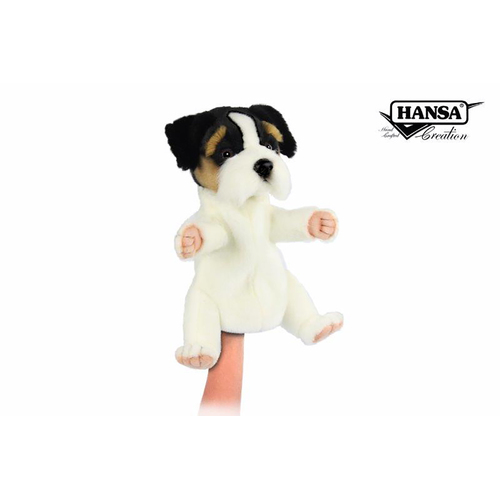 Hansa Creation Hand Puppet Jack Russell 26cm CA Australia HC8451