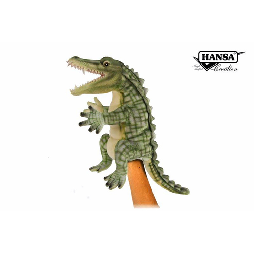 Hansa Creation Hand Puppet Crocodile 27cm CA Australia HC8467