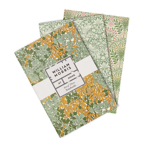 William Morris At Home Notebooks A5 Set of 3 NIM-FG6851