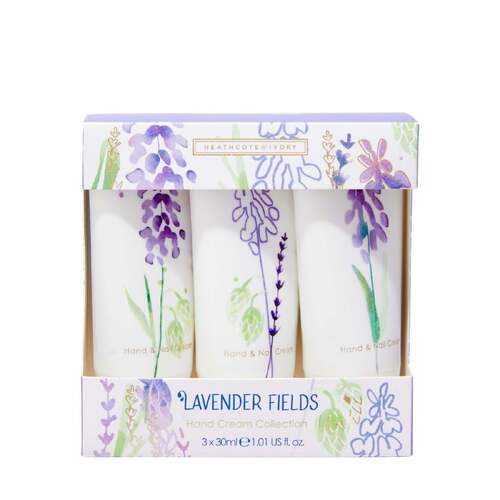 Heathcote & Ivory Hand Cream Collection 3 x 30mL - Lavender Fields FG5726